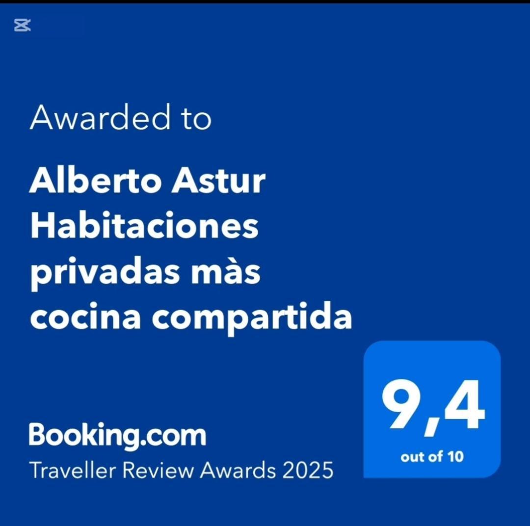 Alberto Astur Habitaciones Privadas Mas Cocina Compartida 奥维耶多 外观 照片